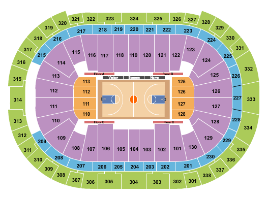 Lenovo Center NCAA Tournament Seating Chart